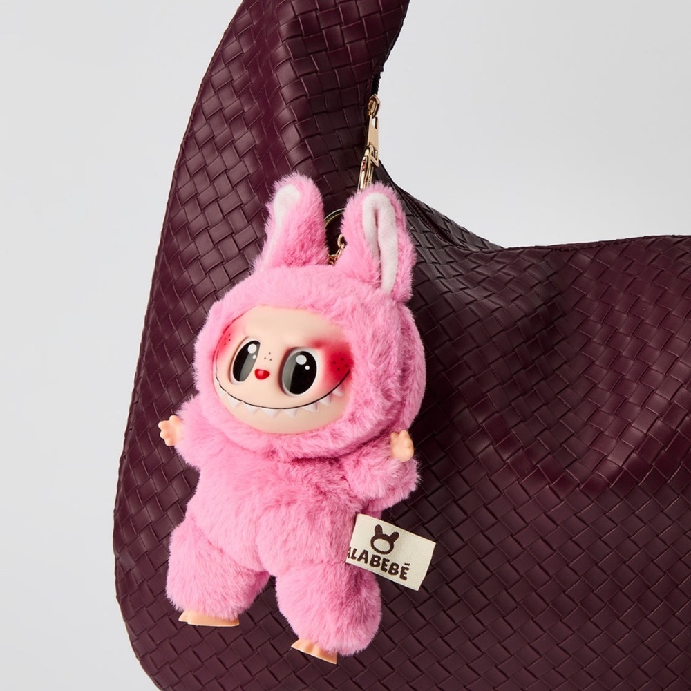 Labubu Inspired Faux Fur Keychain Set – Multiple Colours - Picture 4 of 16